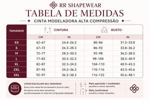 RR 02 - Cinta Modeladora RR Alta Compressão
