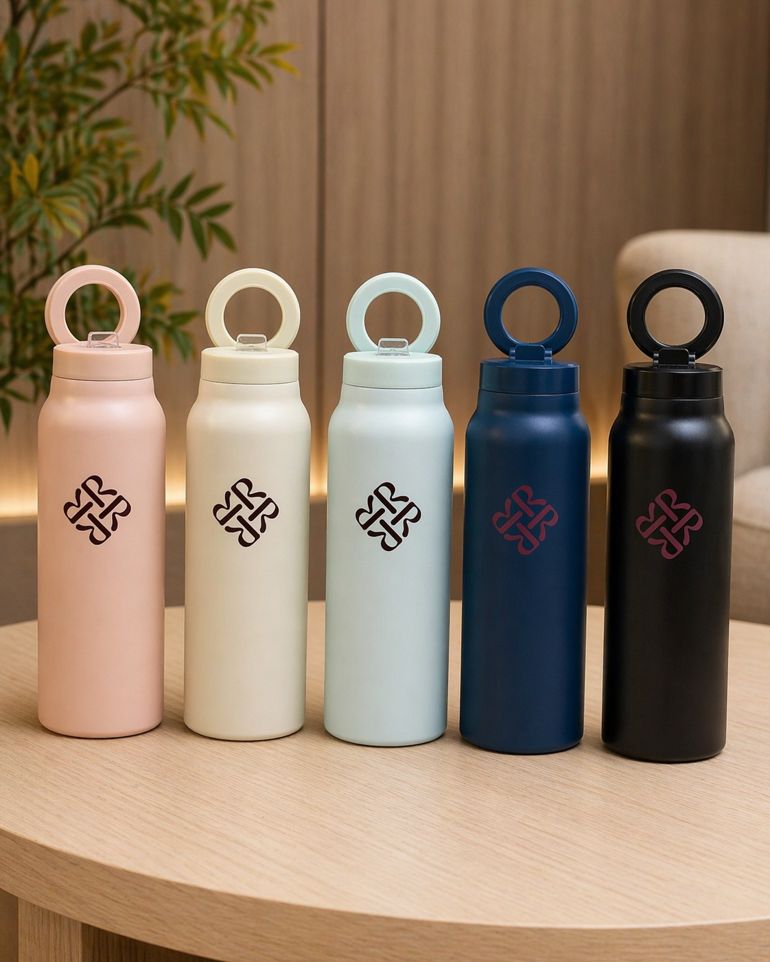 Garrafa Térmica RR com Suporte Discreto para Celular (710 ml )