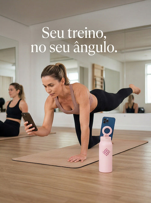 Garrafa Térmica RR com Suporte Discreto para Celular