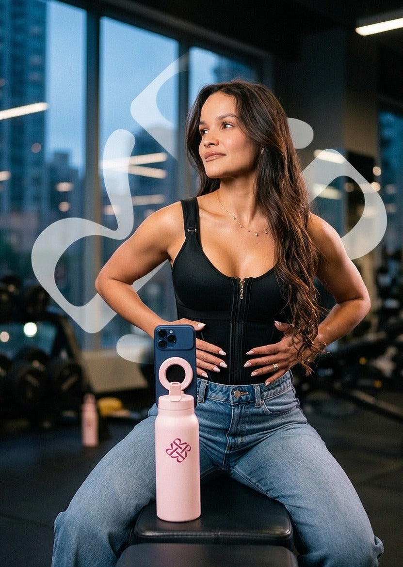 Garrafa Térmica RR com Suporte Discreto para Celular