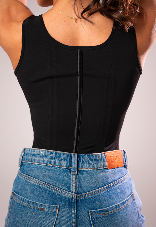 Colete Modelador RR Sculpt com Zíper Frontal