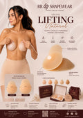 RR 08 - Protetor de Silicone Adesivo c/ efeito Lifting - kit 2 pares